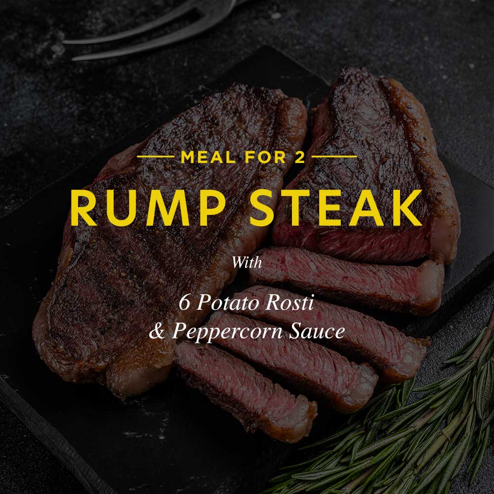 Rump Steak meal for 2